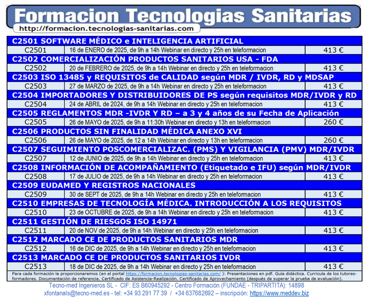 2500 CALENDARIO FORMACION 2025